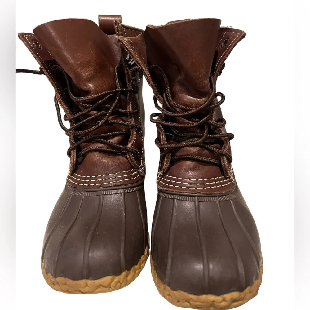 L.L. Bean Brown Two-Tone Duck Boots